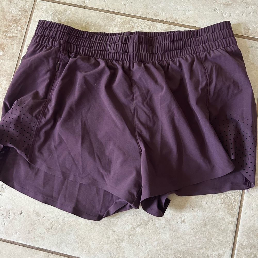 Athleta Purple Athletic Shorts Lightweight Performance